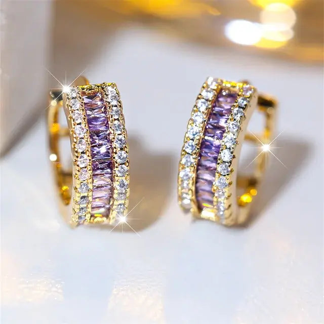 Chic Modern Crystal Earrings