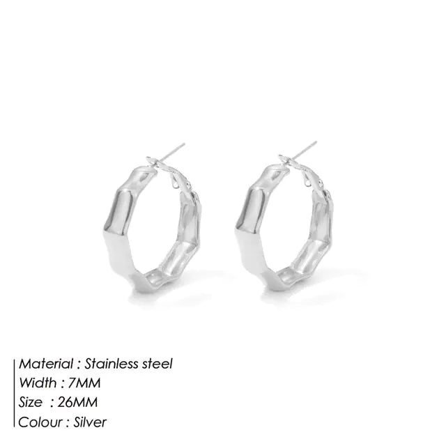 Radiant Signature Hoop Earrings