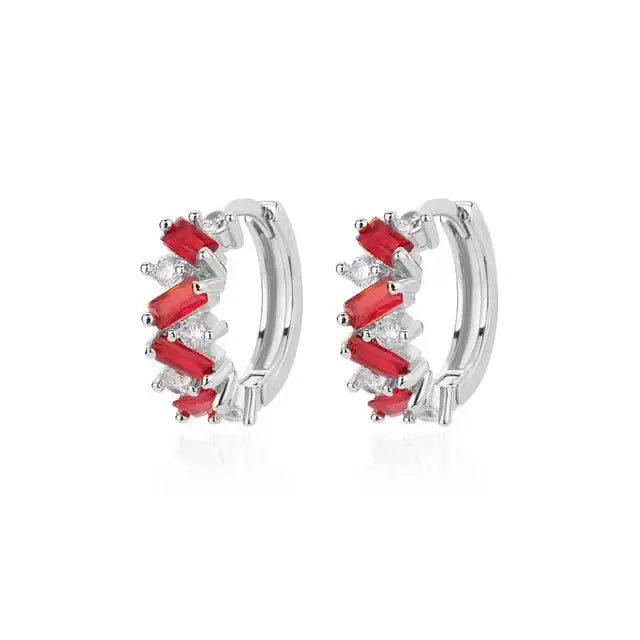 Sophisticated Prism Hoop Earrings