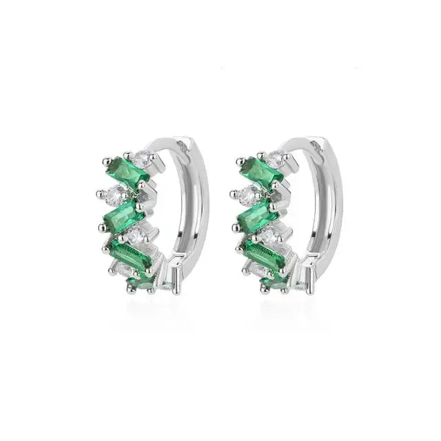 Sophisticated Prism Hoop Earrings