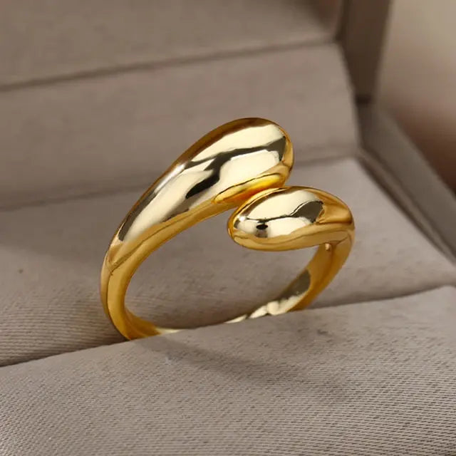 Radiant Trend Stackable Rings (Gold variety)