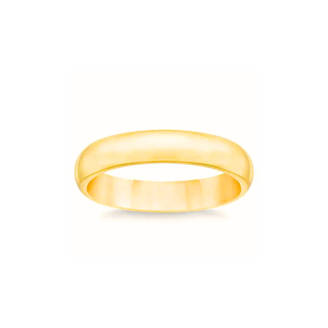 Golden Unisex Wedding Band