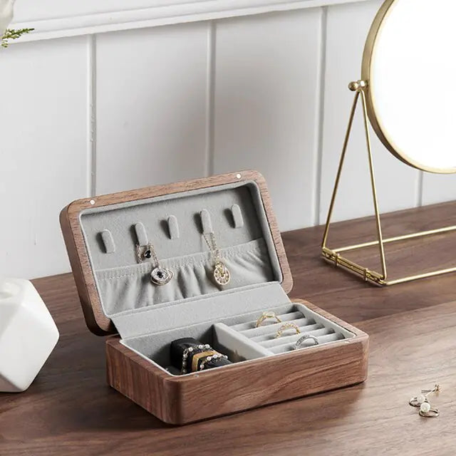 Regal Wood Elegance Jewelry Box