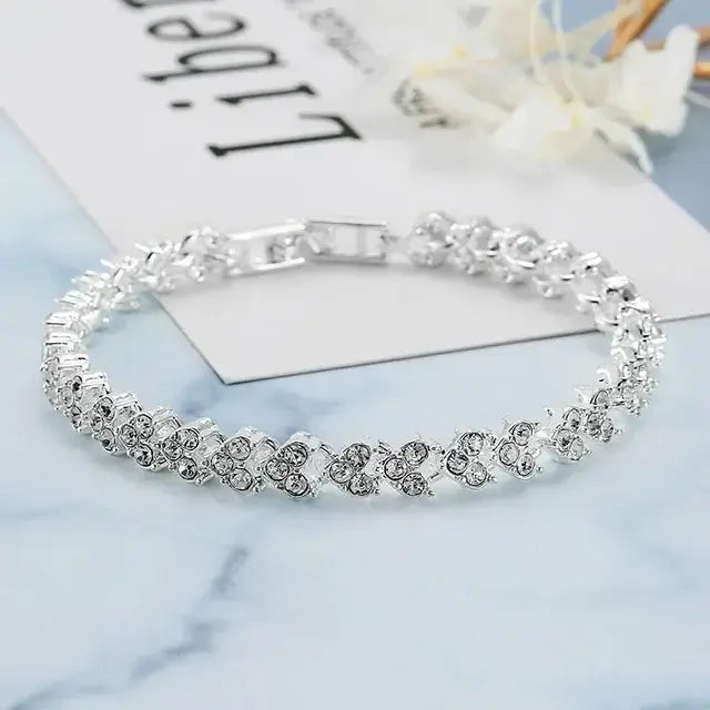 Diamondique Heart Bracelet