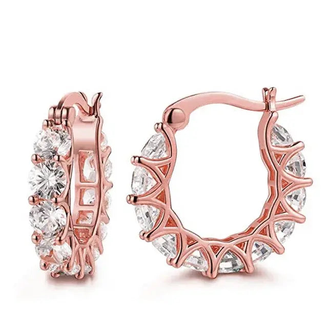 Radiant Pave Crystal Earrings