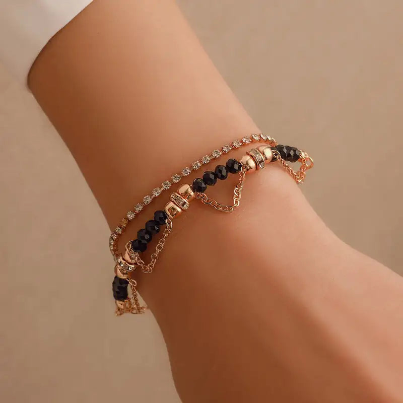 Elegant Diamond Fringe Bracelet