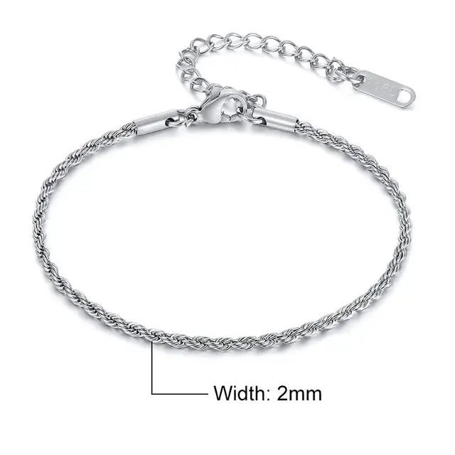 Regal Rope Chain Bracelet