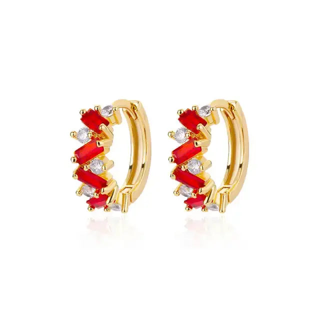 Sophisticated Prism Hoop Earrings