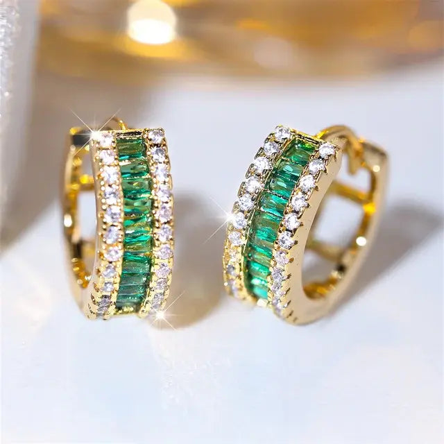 Chic Modern Crystal Earrings