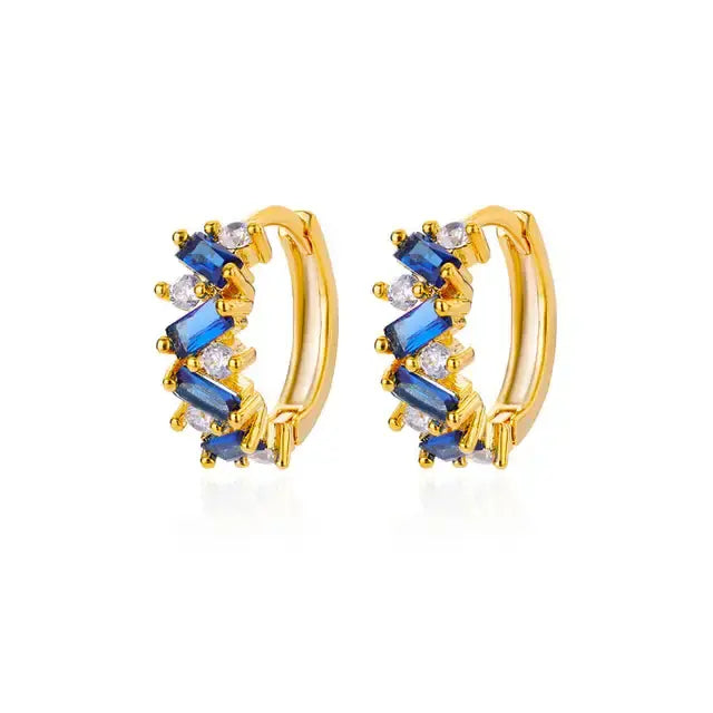 Sophisticated Prism Hoop Earrings