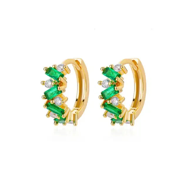 Sophisticated Prism Hoop Earrings