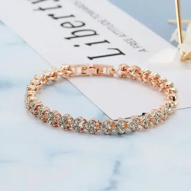 Diamondique Heart Bracelet