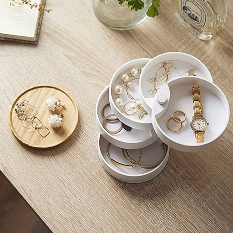 Radiant Jewels' Rotating Jewelry Box