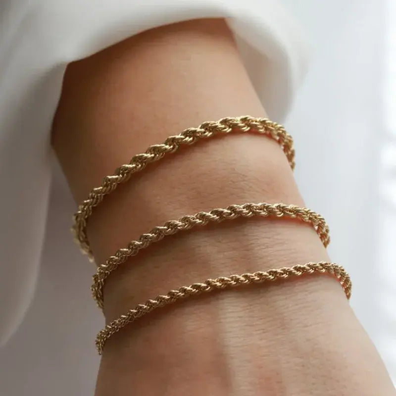 Regal Rope Chain Bracelet