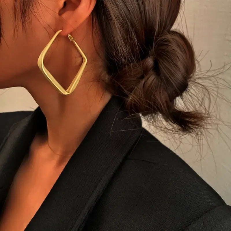 Glamorous Irregular Hoop Earrings