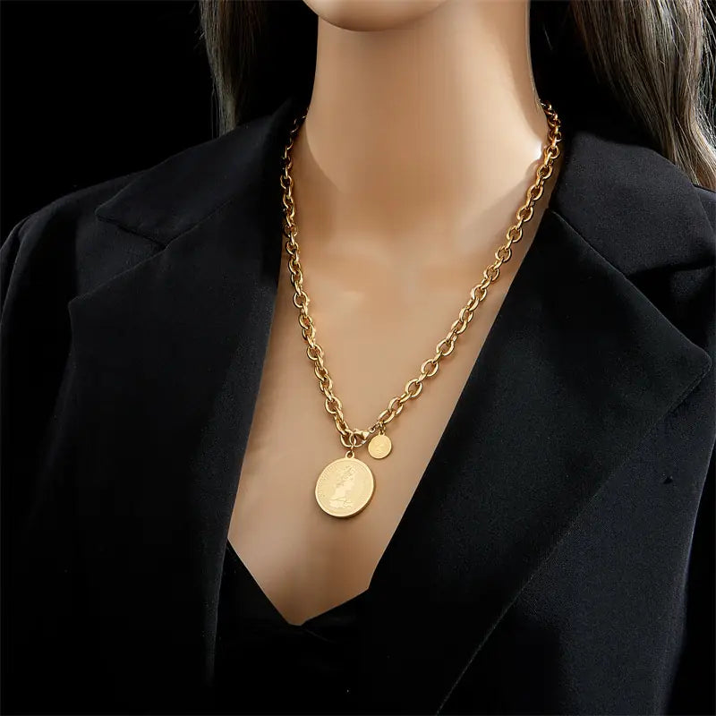 Radiant Coin Splendor Necklace