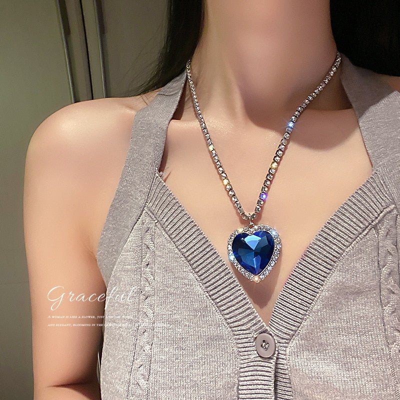 Oceanic Majesty Heart Pendant