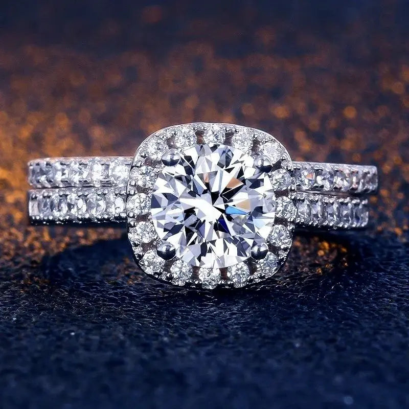 Diamondique Wedding Ring Set