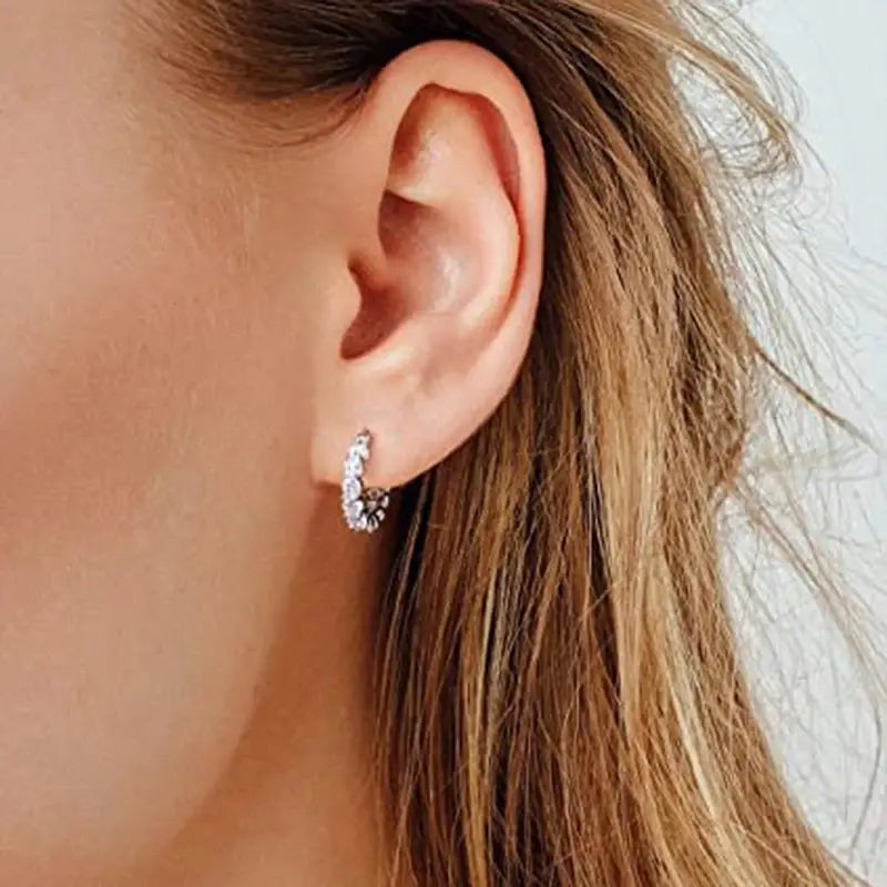 Radiant Pave Crystal Earrings