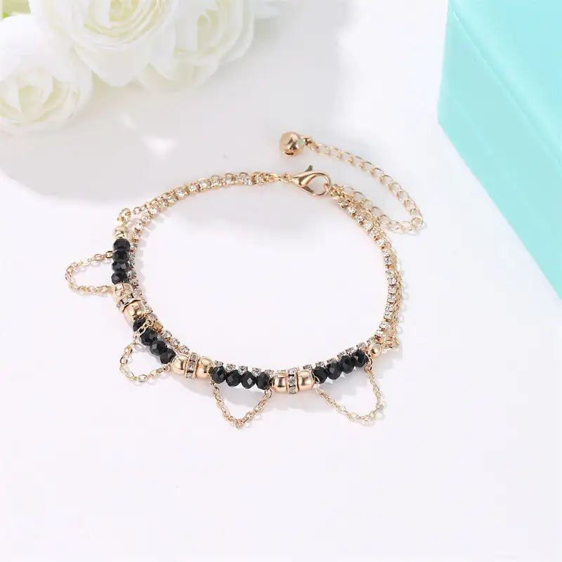 Elegant Diamond Fringe Bracelet