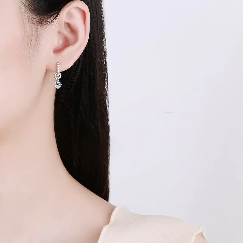 Diamondique Drop Earrings