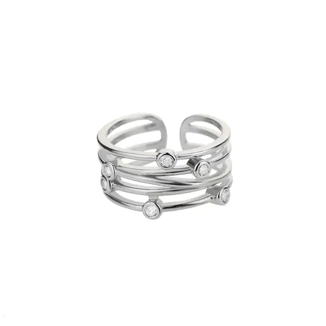 Iconic Entwined Elegance Rings