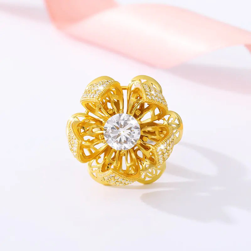 Chic Blossom Rings