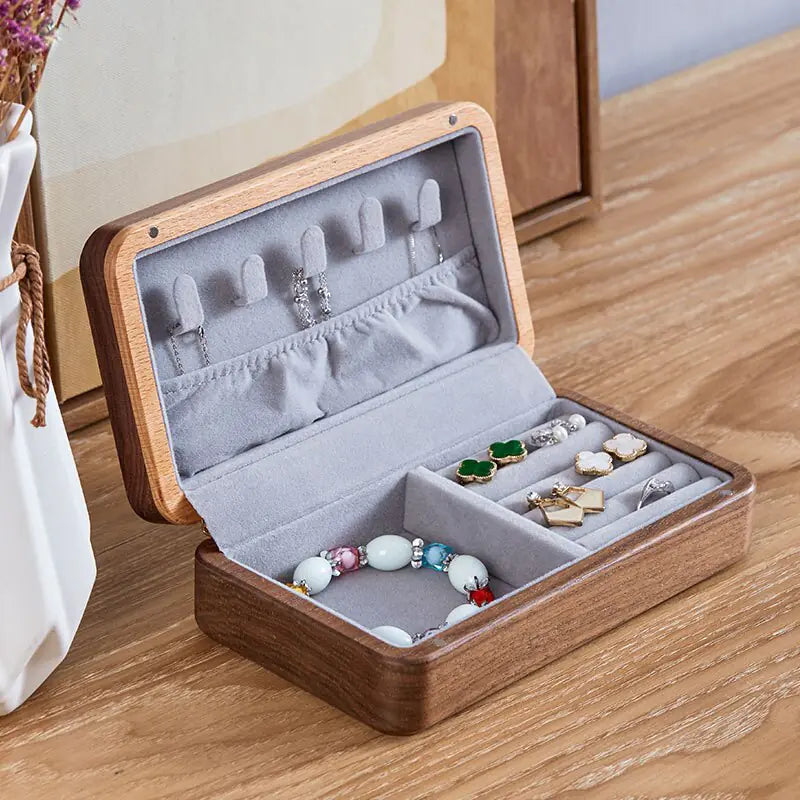 Regal Wood Elegance Jewelry Box