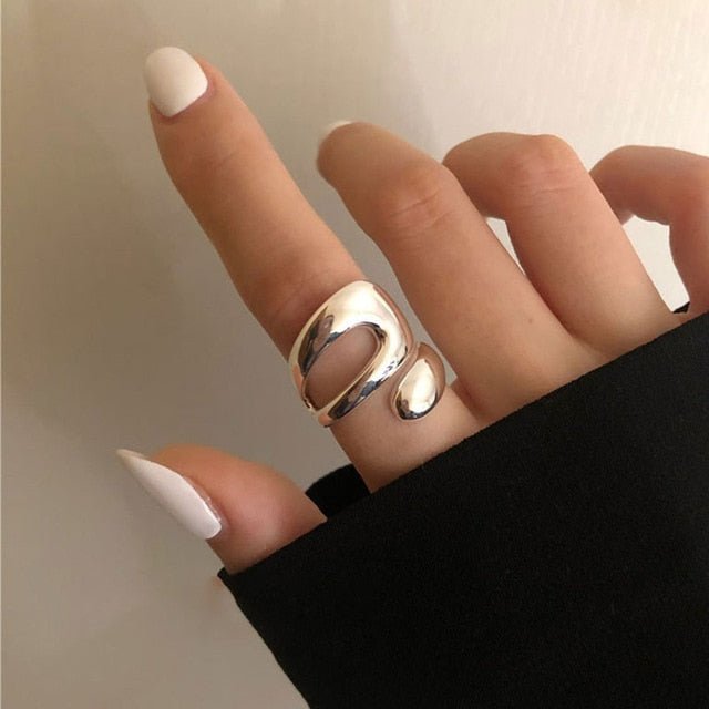 Sleek Chic Modern Ring