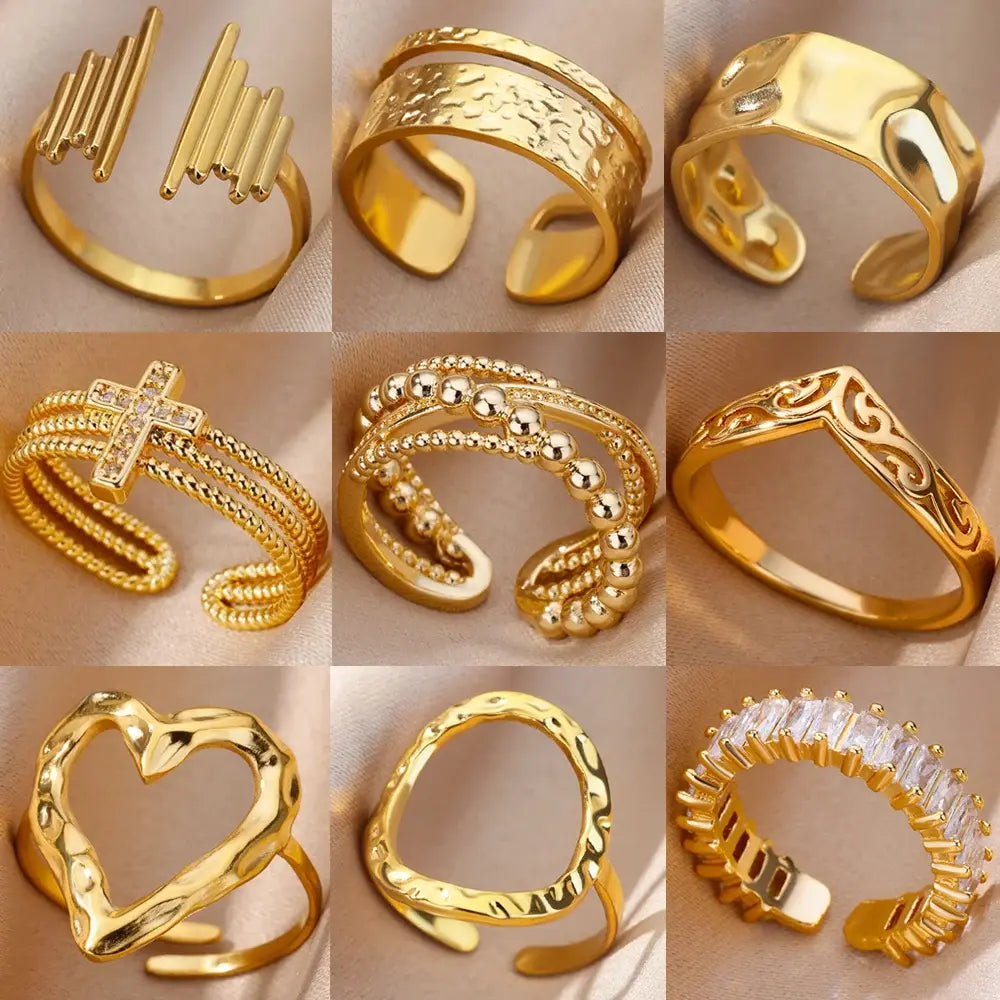 Radiant Vintage Stackable Rings (Variety pack)