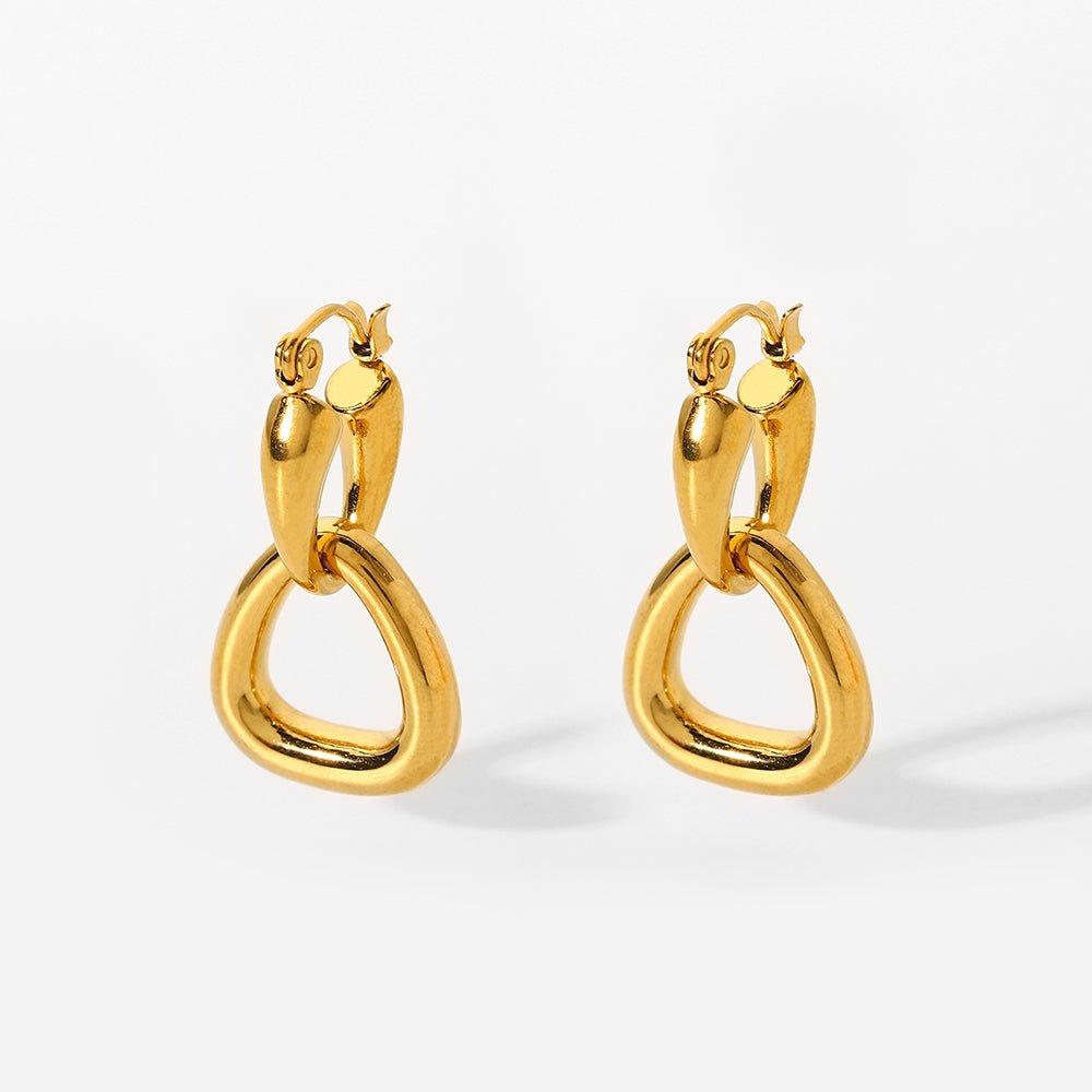 Gilded Lattice Drop Earring - Radiant Jewels Factory