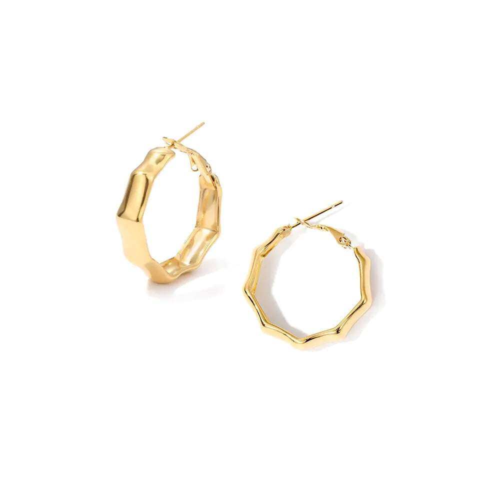 Radiant Signature Hoop Earrings