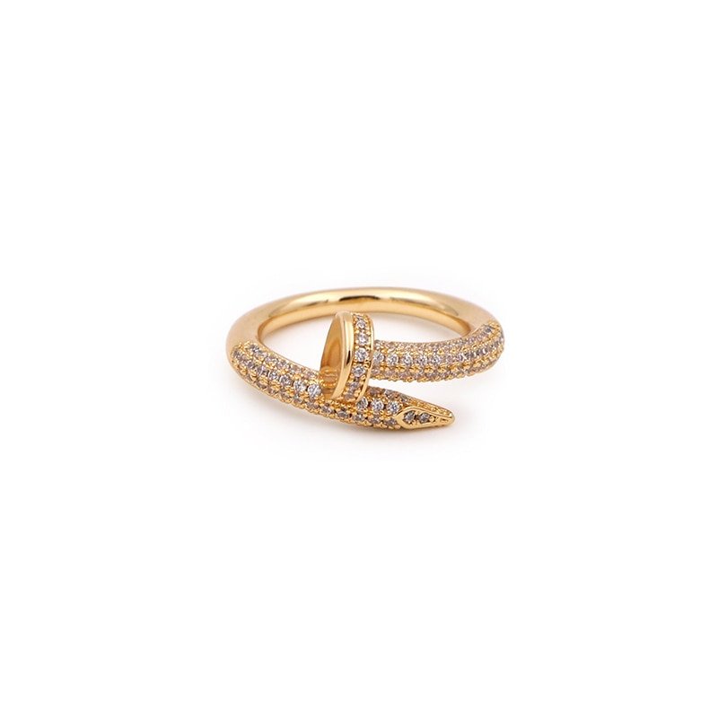 Spiral Vogue Statement Ring