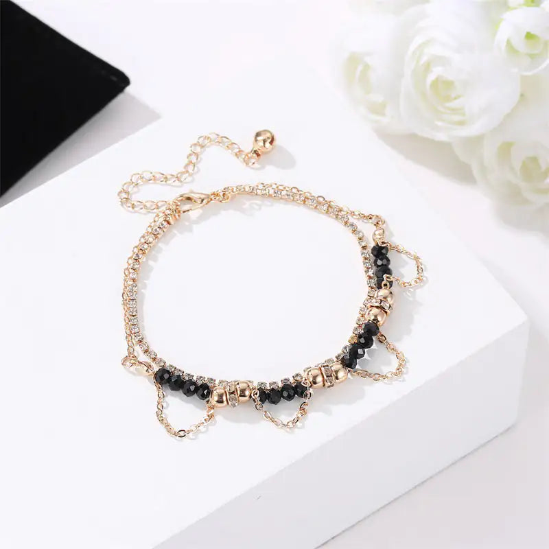 Elegant Diamond Fringe Bracelet