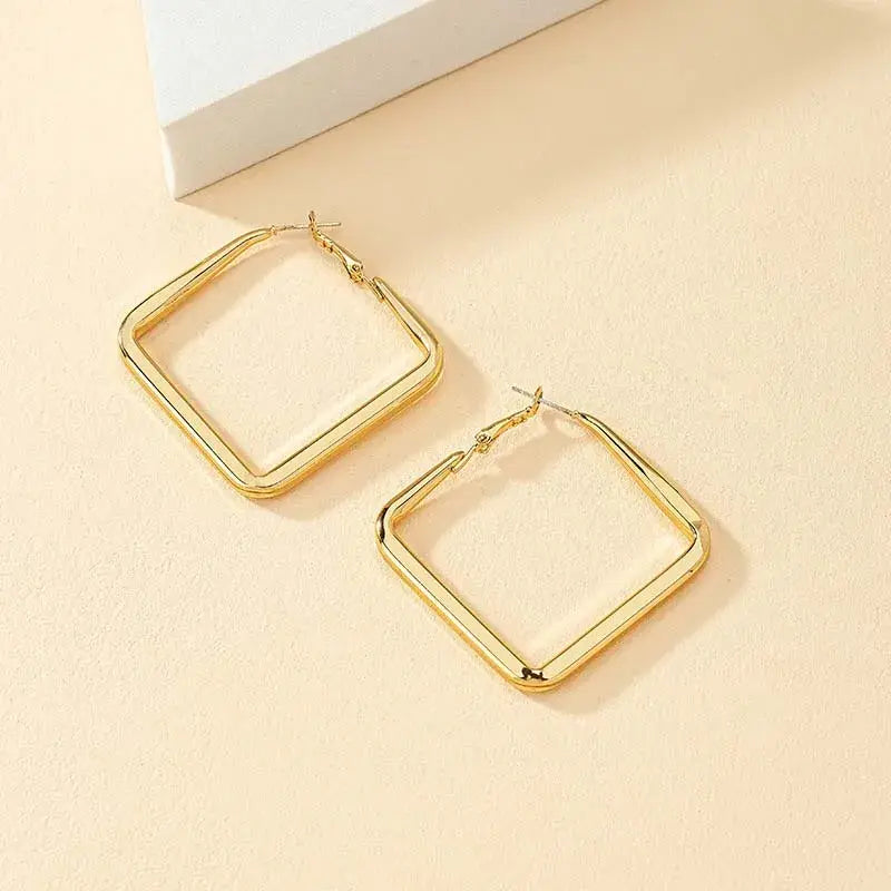 Glamorous Irregular Hoop Earrings