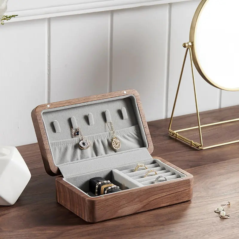 Regal Wood Elegance Jewelry Box